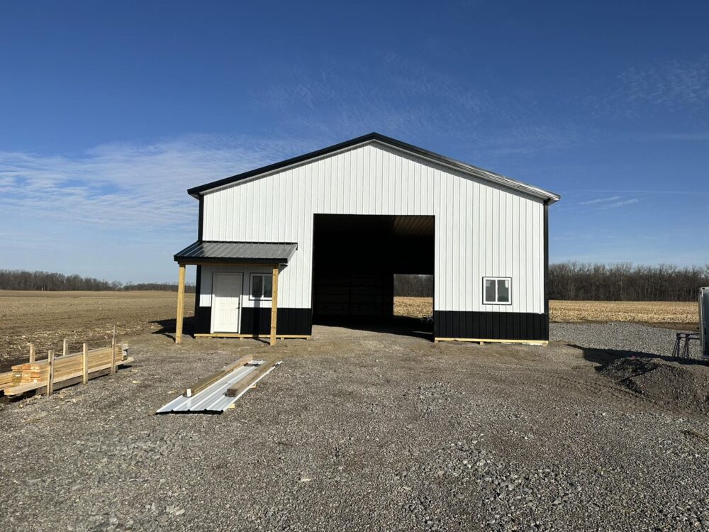 40x60x16 Pole Barn Construction in Cincinnati Ohio