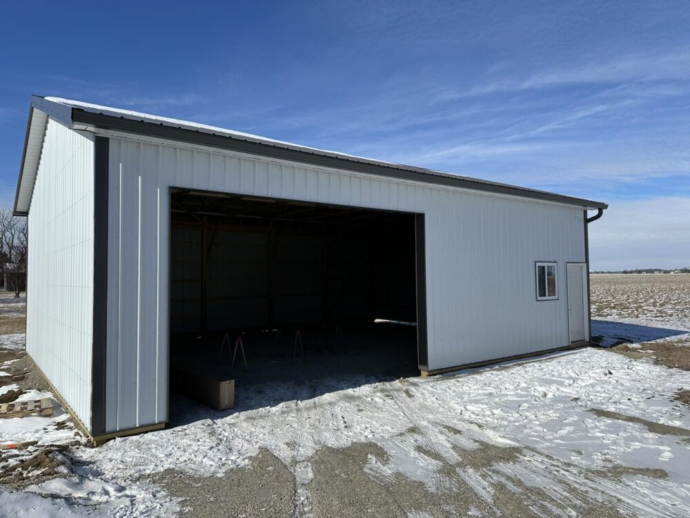 Arcanum Ohio Pole Barn Construction (30'x40'x12')