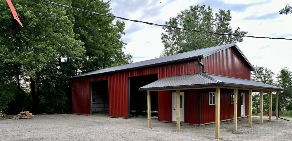 Darke County, Ohio Post-Frame Barn Construction (30'x60'x14')