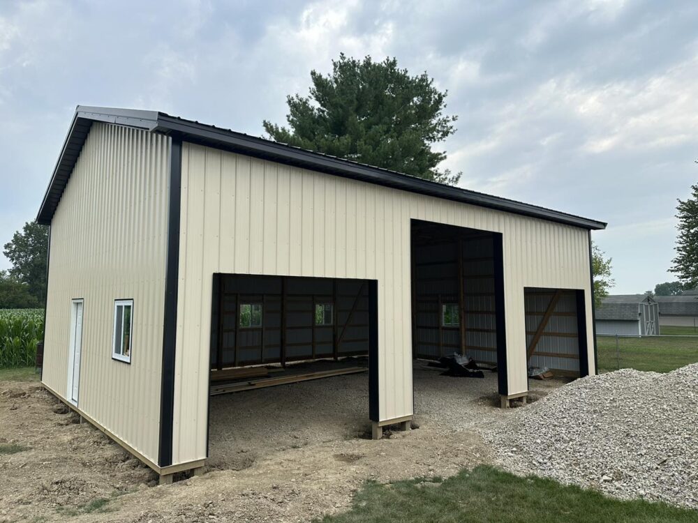 Versailles, Ohio Post-Frame Barn Construction (30'x40'x14')